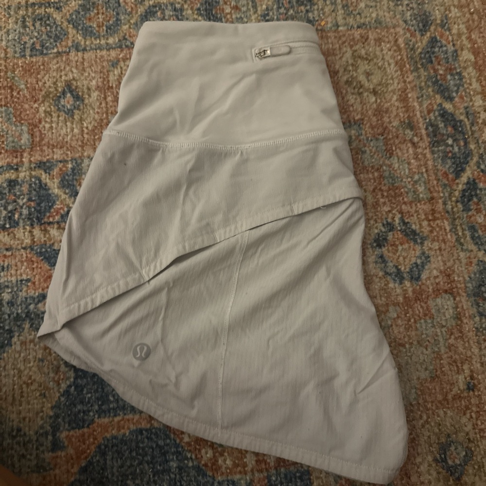 lululemon athletica Women's Soft Gray Midi Skirt